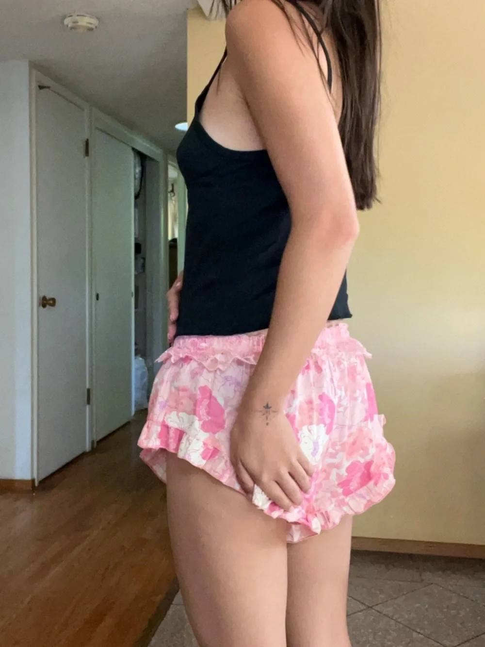 Free people floral sleep shorts